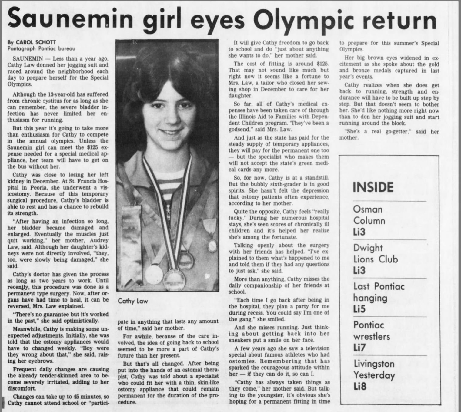 Saunemin girl eyes Olympic return